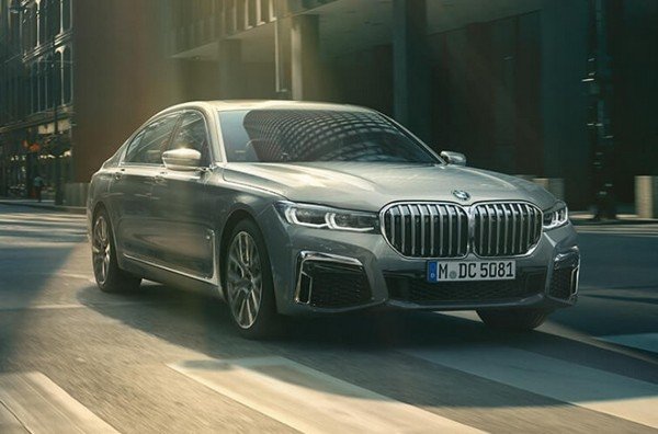 bmw 7-series grey front angle