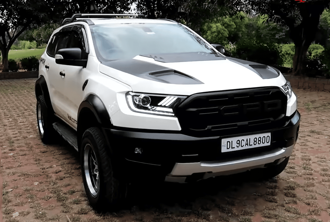 ford endeavour modified into a raptor