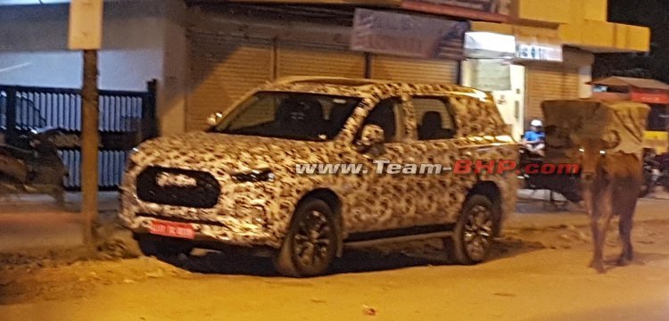 MG's upcoming Maxus D90 based SUV Spied India