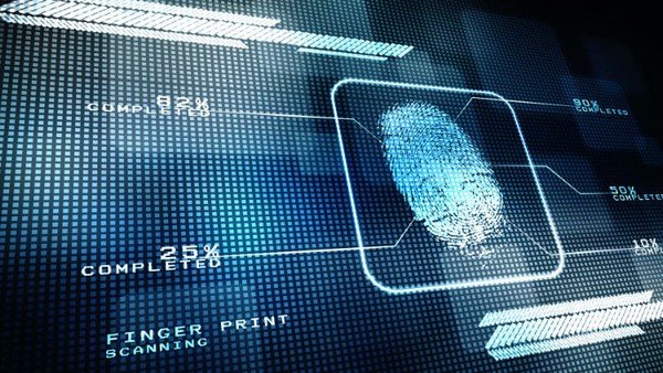 biometric fingerprint screen