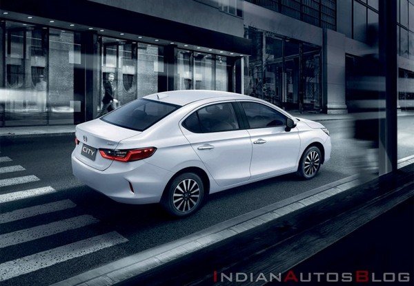 2020 honda city exterior rear quarters