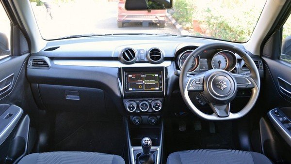 maruti swift interior dashboard layout