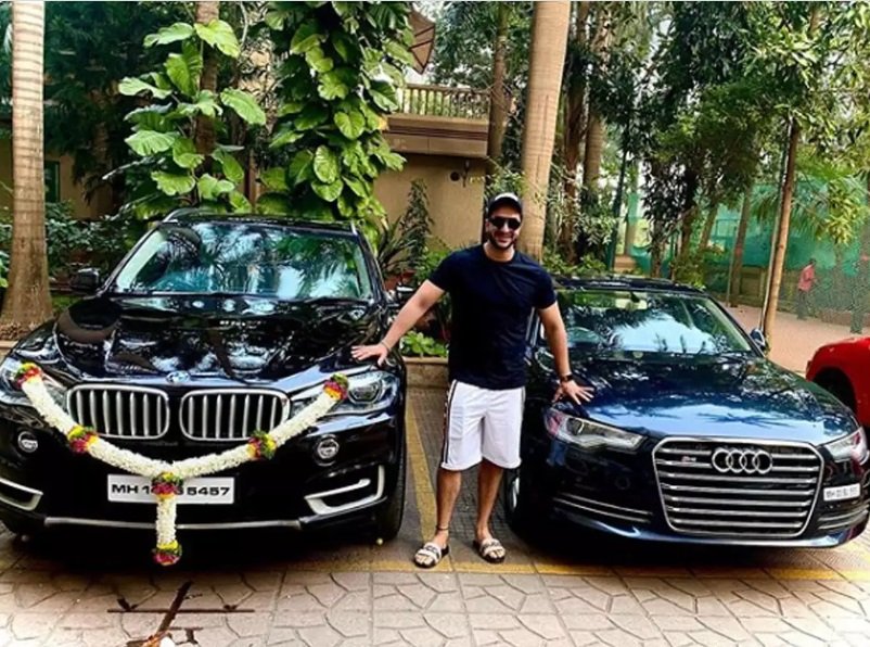 cars of Indian TV stars Aly Goni BMW X5