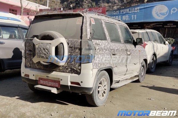 2020mahindra tuv300 spotted exterior rear