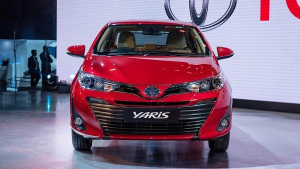 toyota yaris front face
