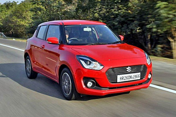 lucky car colour as per date of birth 2018 maruti swift red front angle