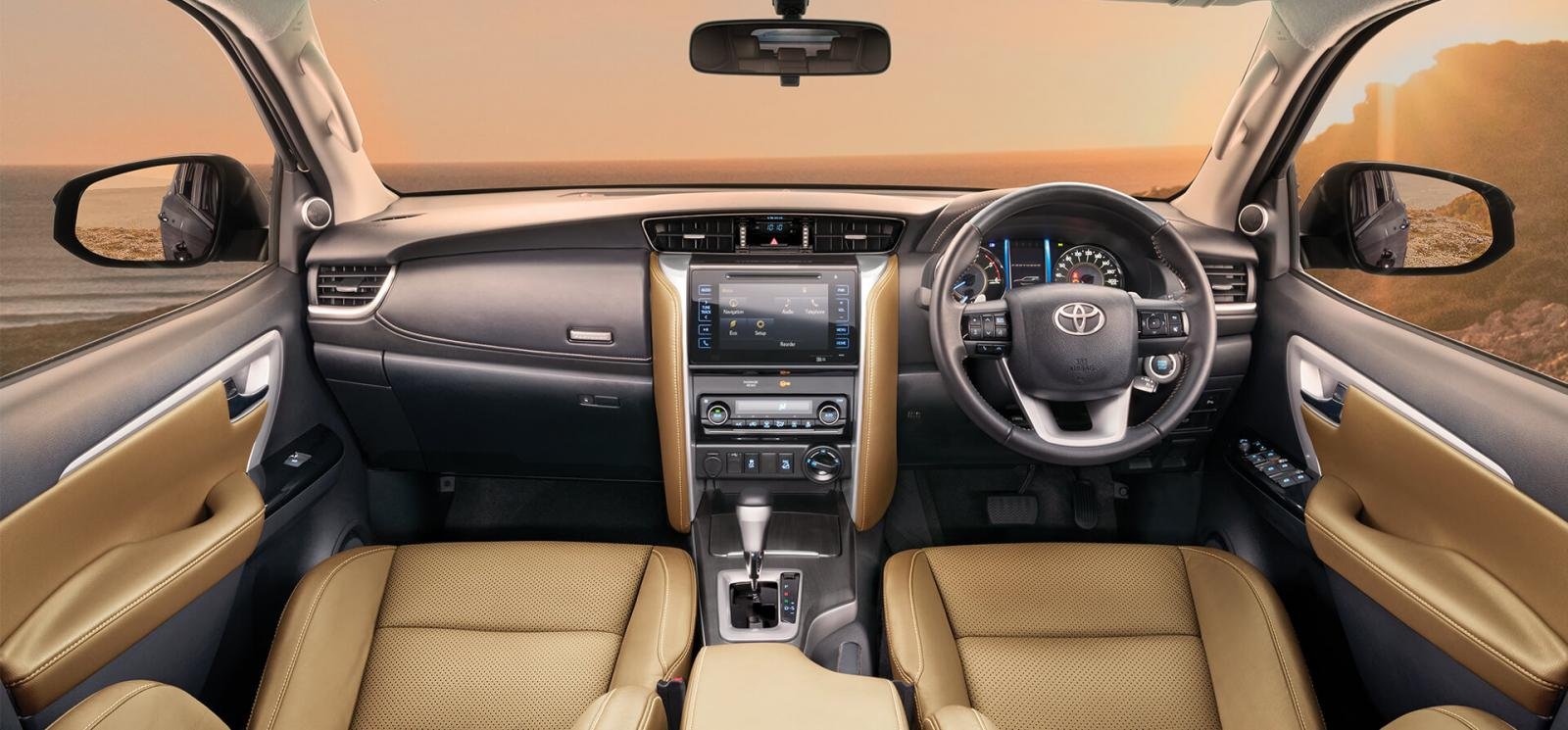2020 BS-6 Toyota Fortuner - Interior Dashboard