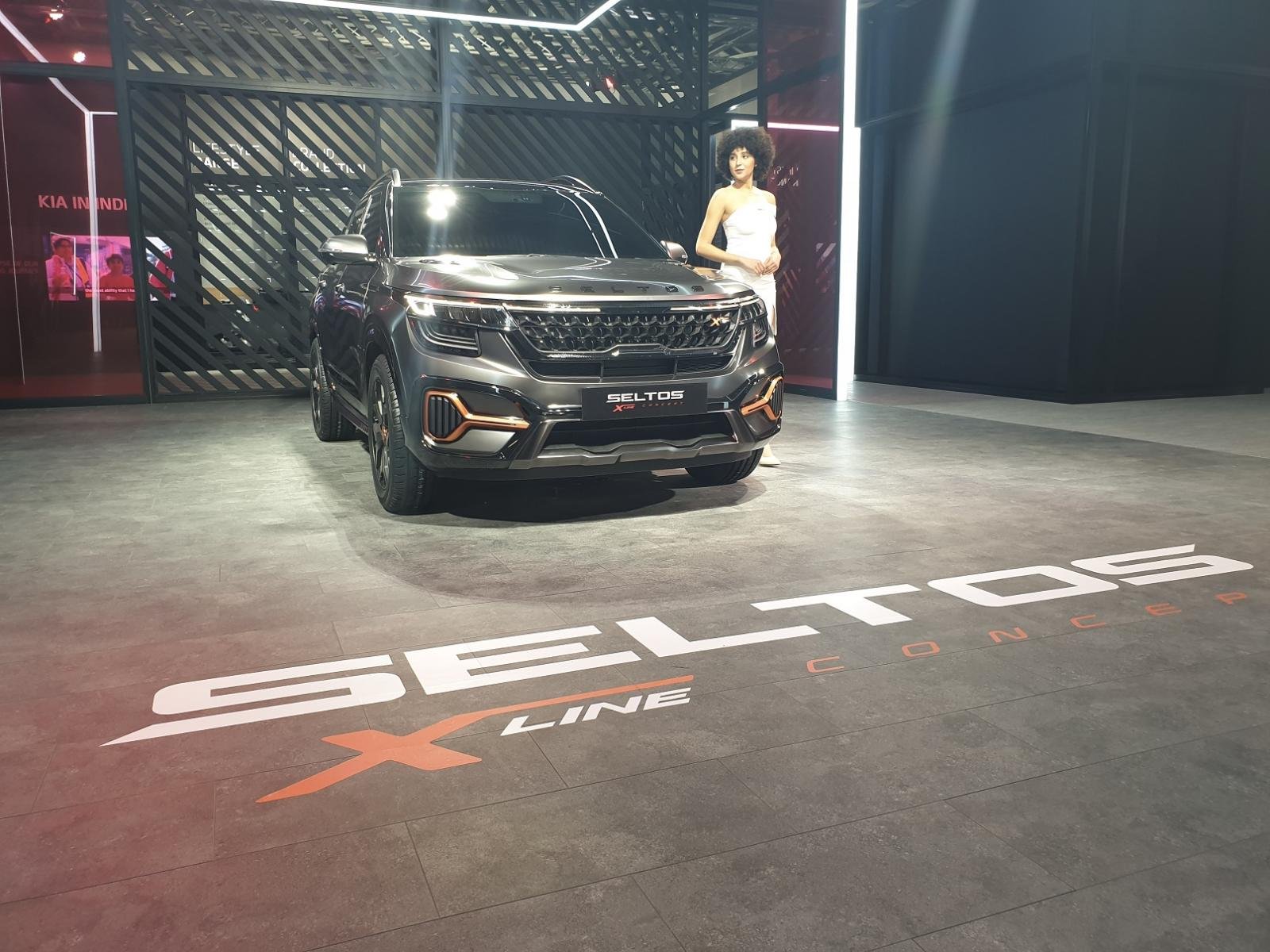 Kia Seltos X-Line Showcased At Auto Expo 2020