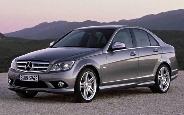 luxury cars under 10 lakhs mercedes benz c-class side angle