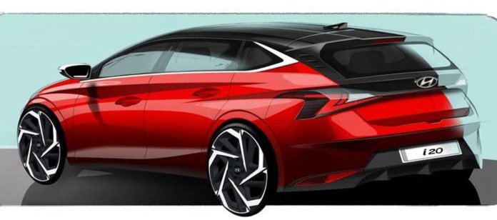 2020 Hyundai Elite i20 unveil at Geneva Motor Sow in March, design sketches revealed