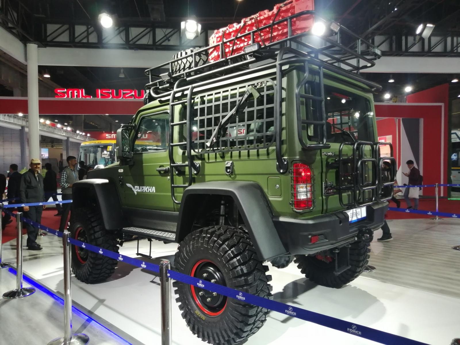 modified Force Gurkha showcased at Auto Expo 2020