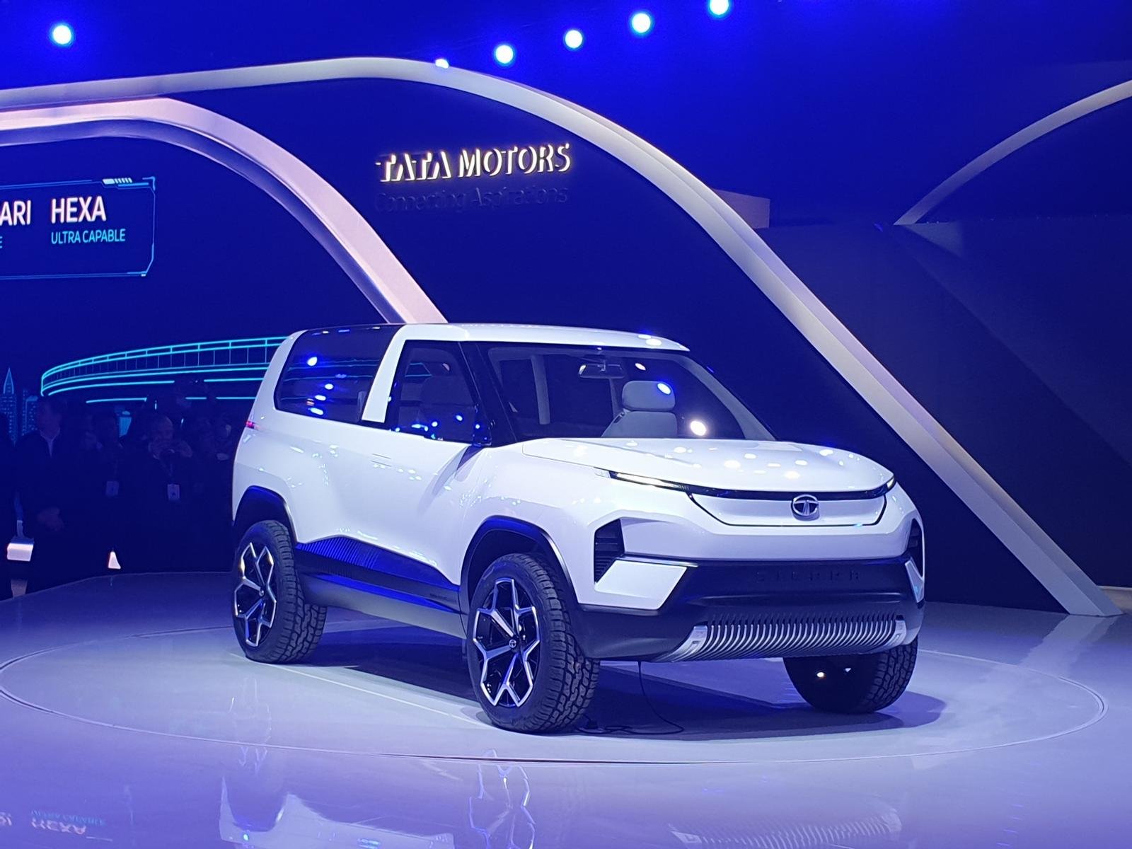 Distinct Greenhouse of Original SUV Inspiration for New Tata Sierra EV concept
