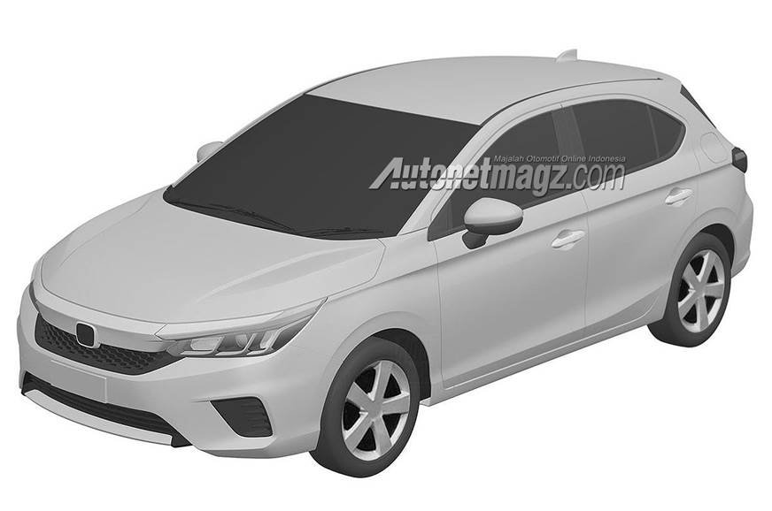 Honda City hatchback front angle profile