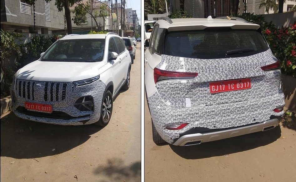 MG Hector Plus spied once again