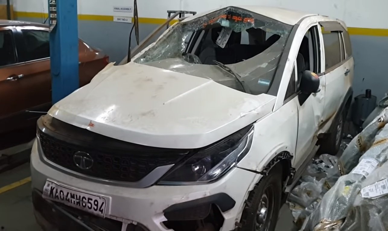 Tata Hexa Has A MASSIVE Accident, Owner Survives And Books Another One