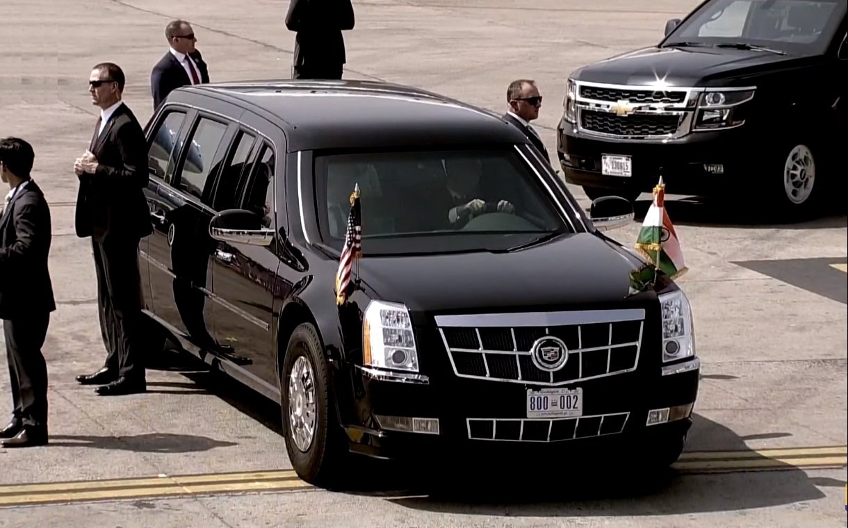 Cadillac One SUV Donals Trump's car - The Beast