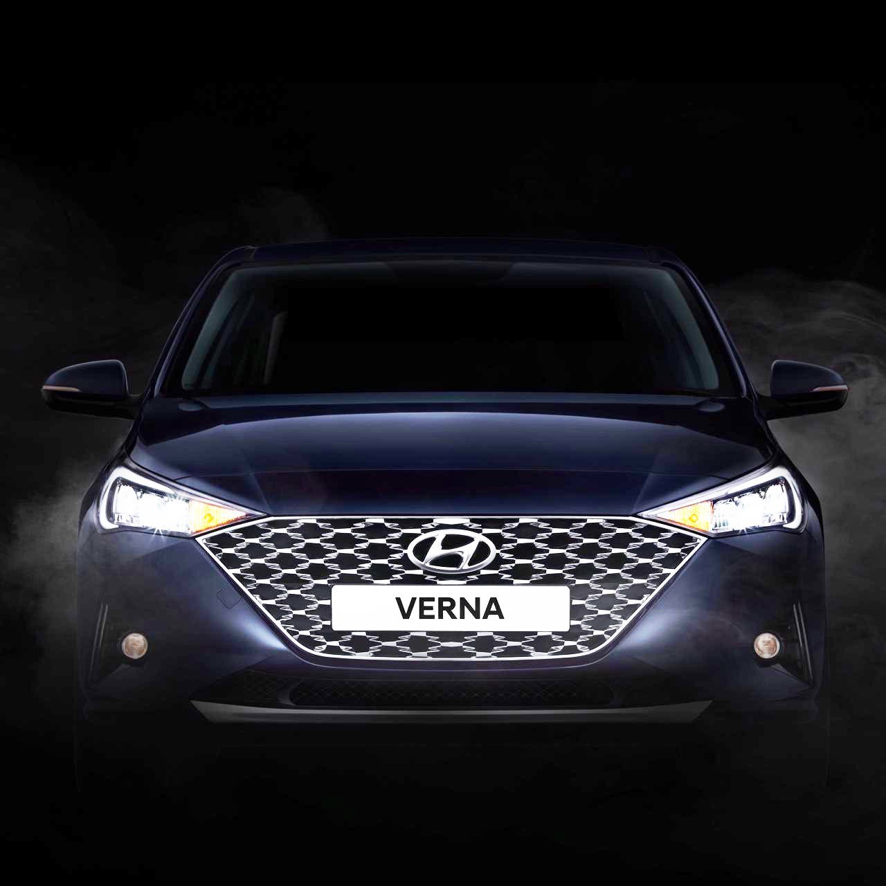 2020 Hyundai Verna facelift official teaser