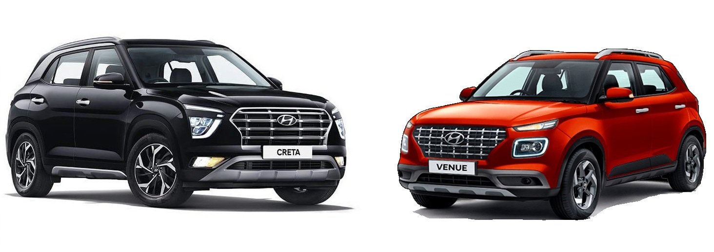2020 Hyundai Creta vs 2020 Hyundai Venue