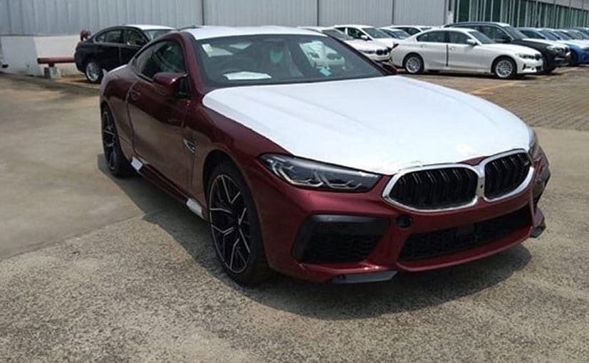bmw m8 coupe spied in india