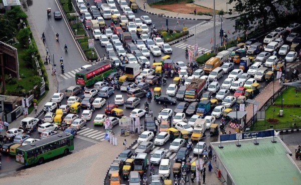 traffic in bangalore