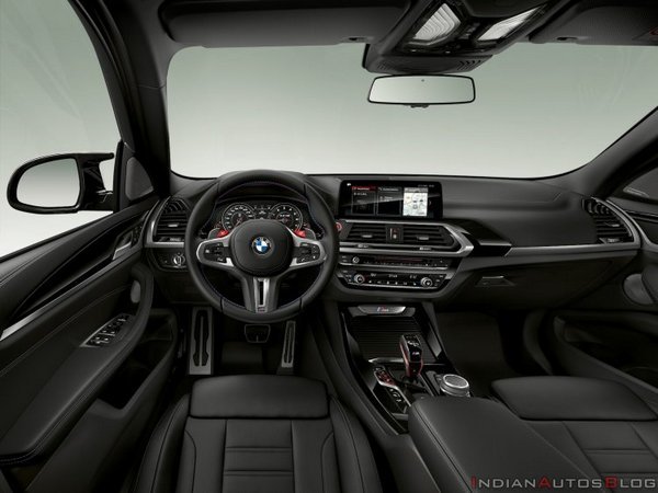 Interior view of the car
