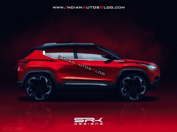 side profile of the SUV