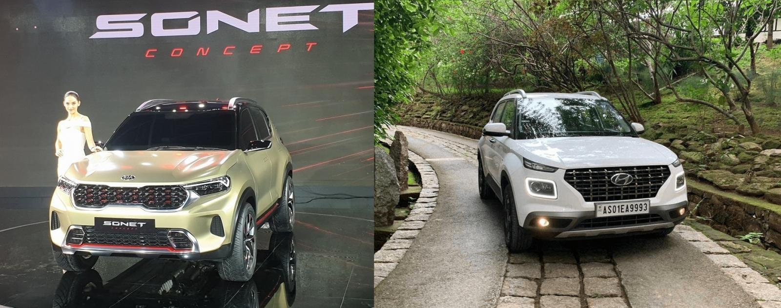 Kia Sonet vs Hyundai Venue comparison