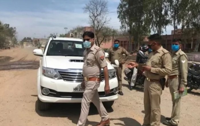Youth Nabbed Driving Toyota Fortuner Amidst Lockdown, Fined For Rs. 10,000.