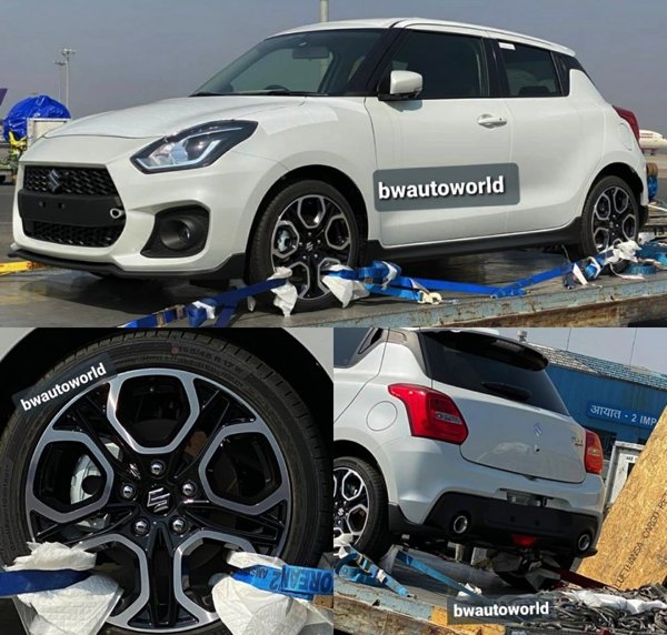 Suzuki swift sports front & rear angles images 1