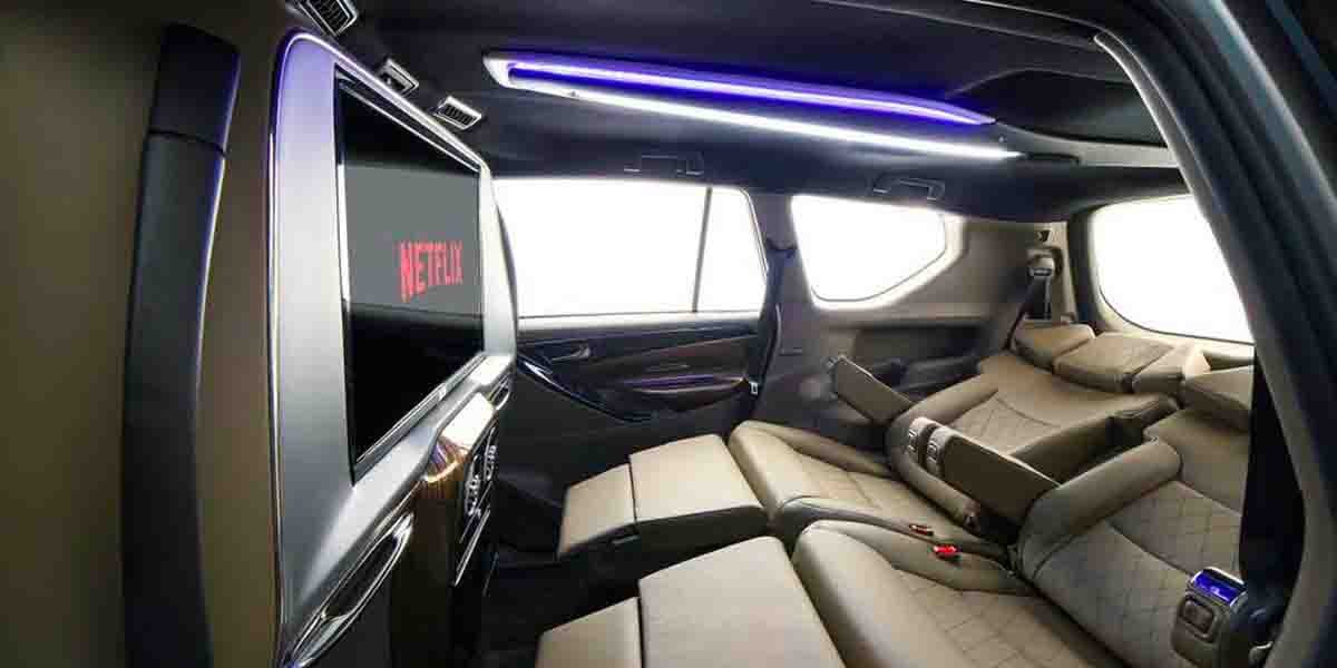 Enjoy Netflix on a Large Screen In This Modified Toyota Innova Crysta By DC2