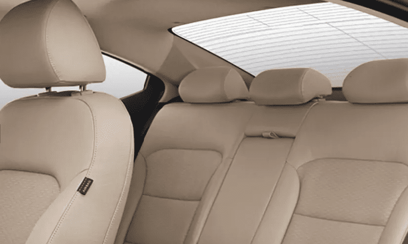 Hyundai elantra cabin passenger seats