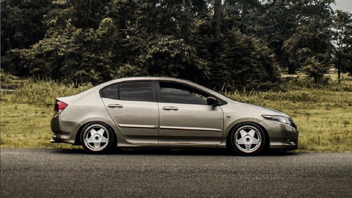 This Honda City Is Bagged With Accuair Air Suspension