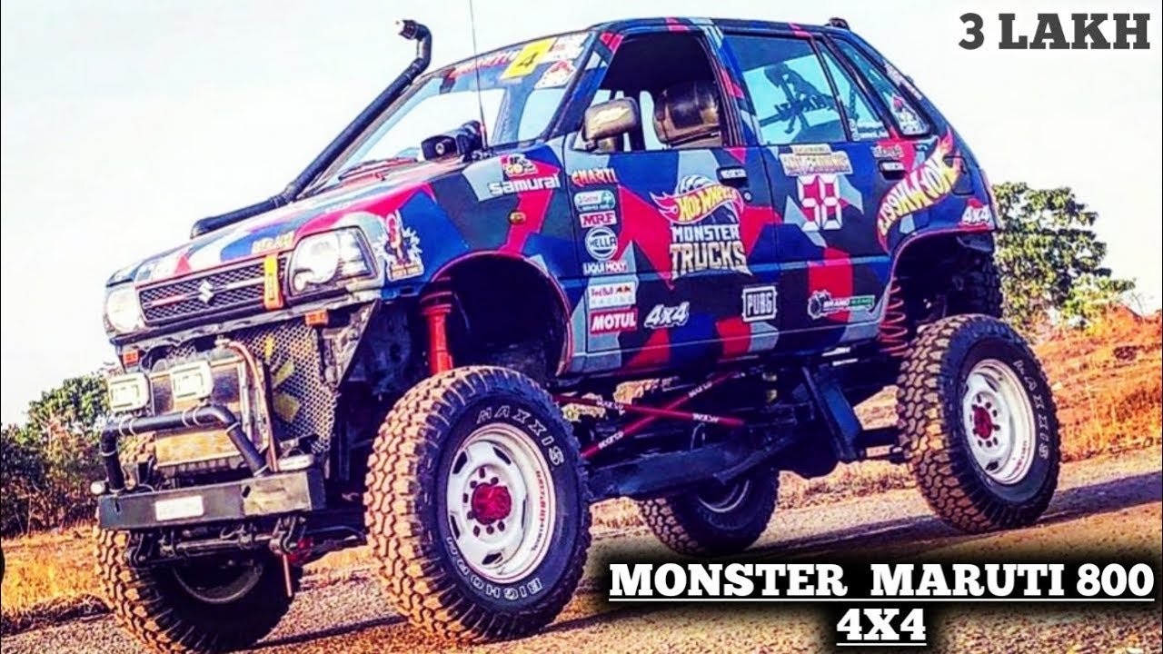 This Modified Maruti 800 Looks Like A Crazy Monster Truck