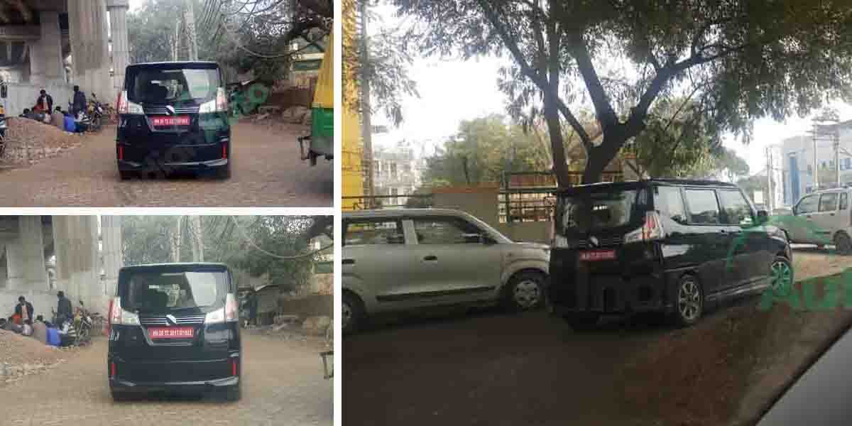 Suzuki Solio (Rumoured Maruti WagonR 7-Seater) Spied in Gurgaon - Full Details