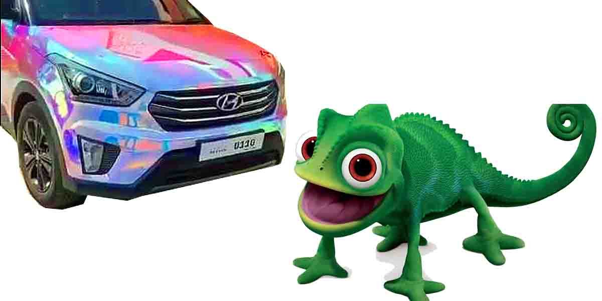 Here's a Hyundai Creta that Changes Colours Like a Chameleon 