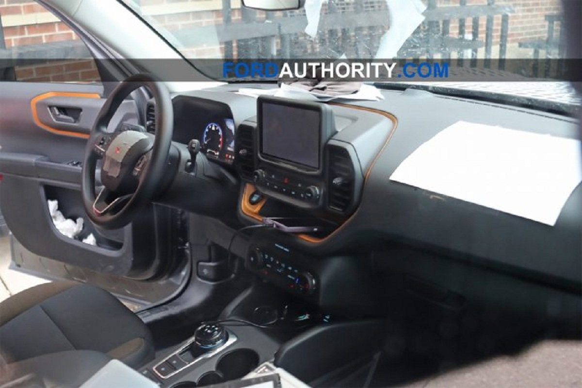 Ford Bronco Sport interior spied