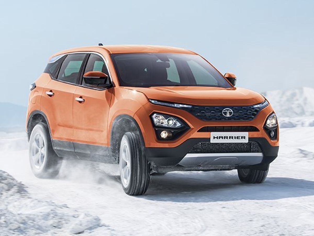 Check Out Tata Harrier Easily Driving On Snow Without 4x4 Assistance