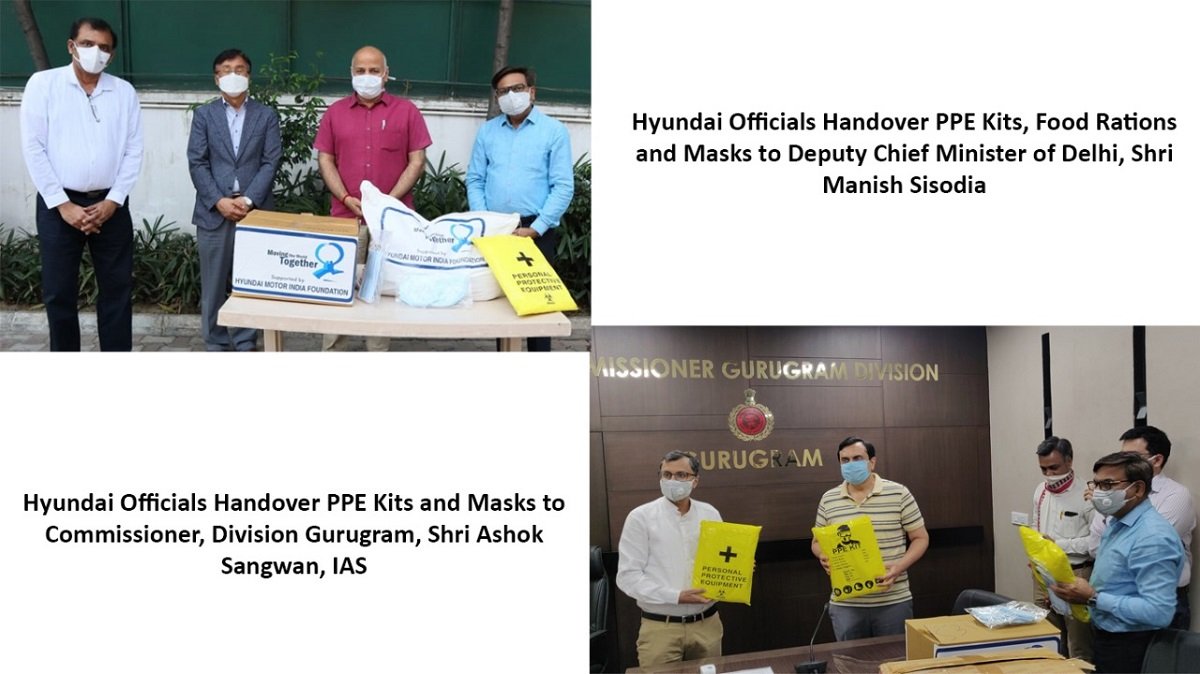 Hyundai India Donates PPE Kits, Masks, and Sanitizers Worth Rs. 9.00 Crore