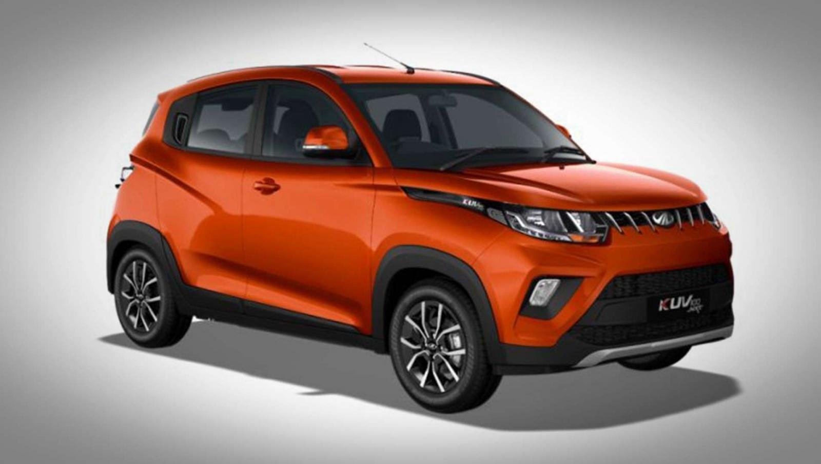 Mahindra KUV100 NXT fierry orange