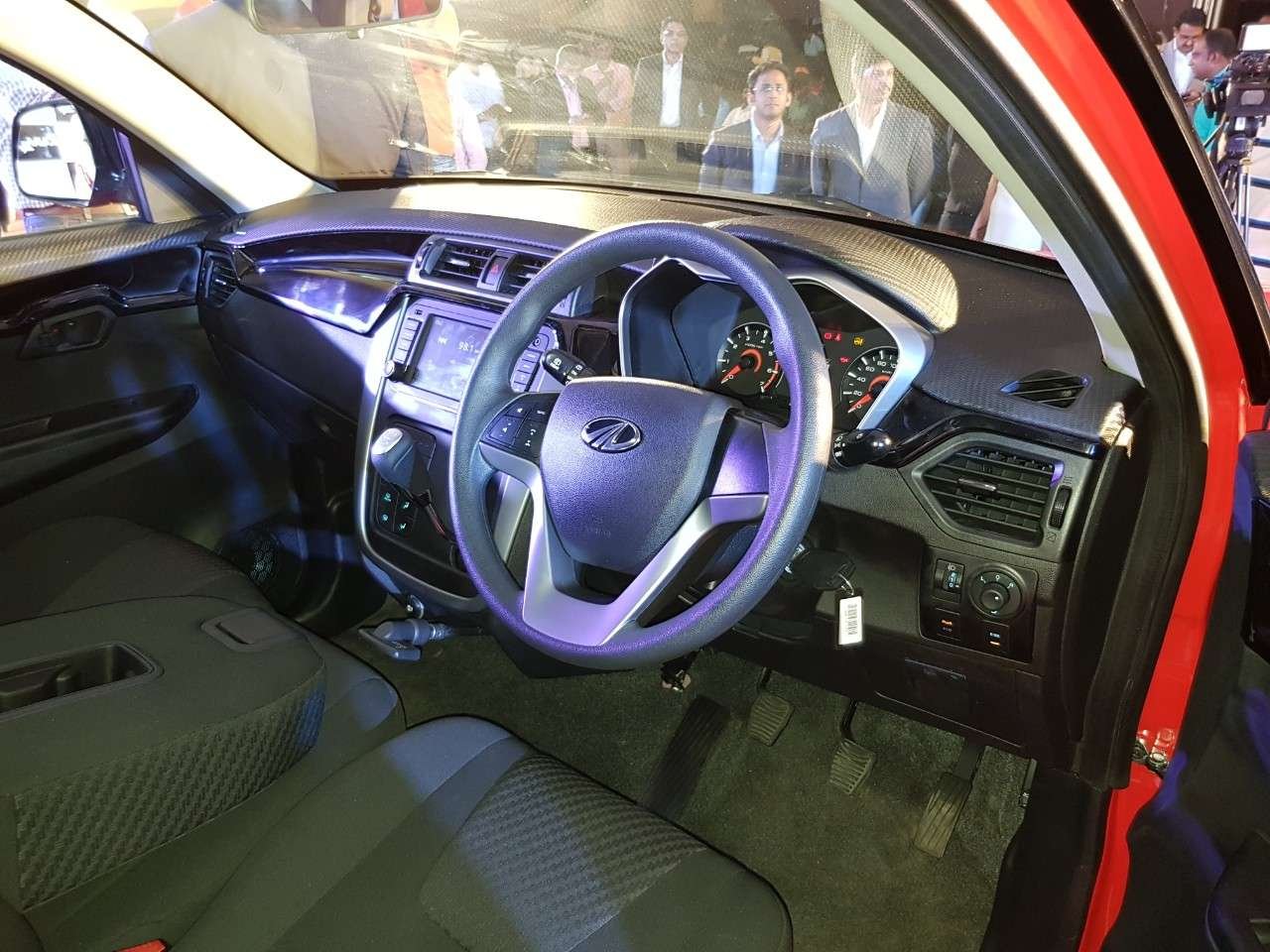 Mahindra KUV100 NXT dashboard right side view