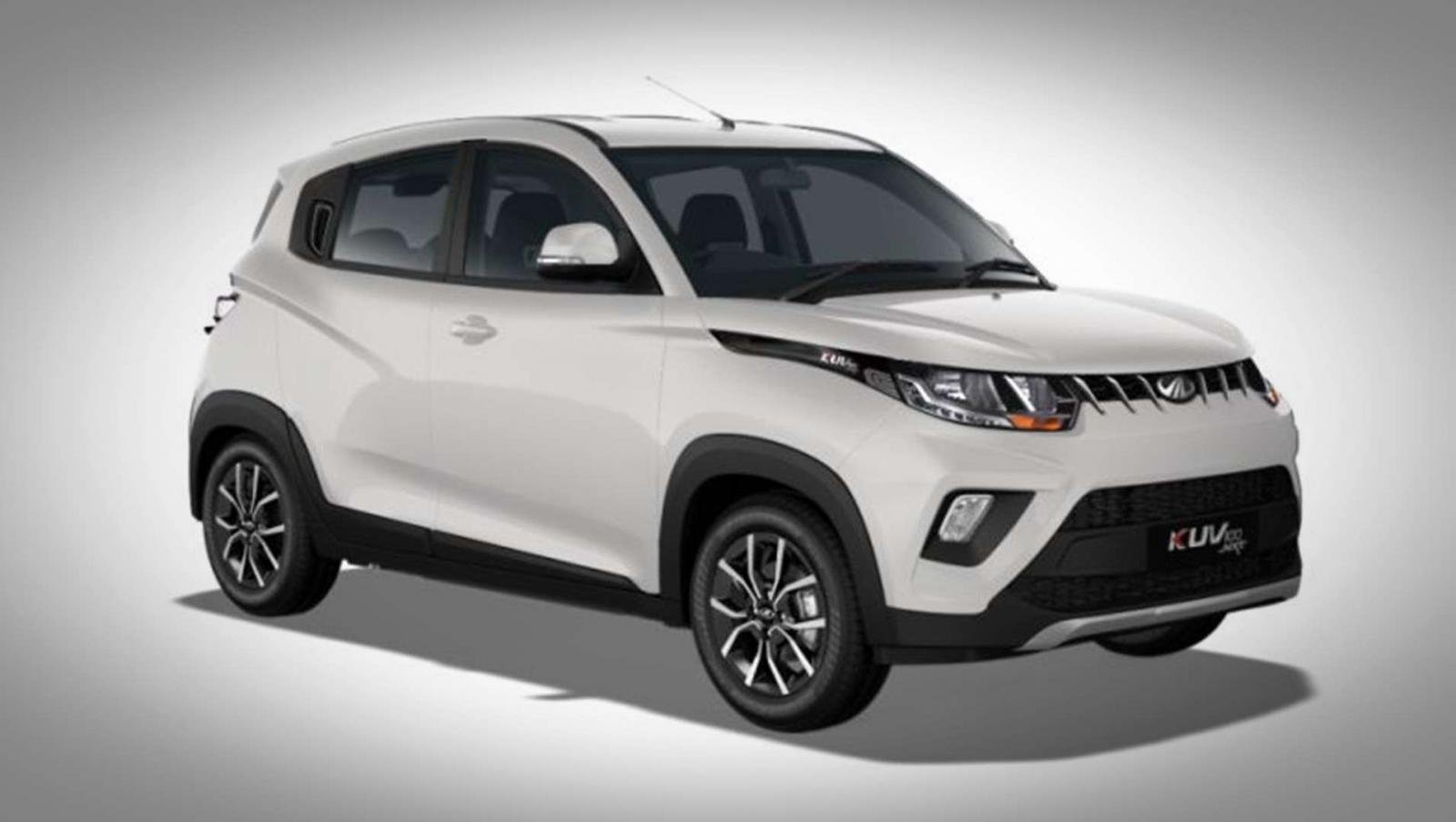 Mahindra KUV100 NXT pearl white