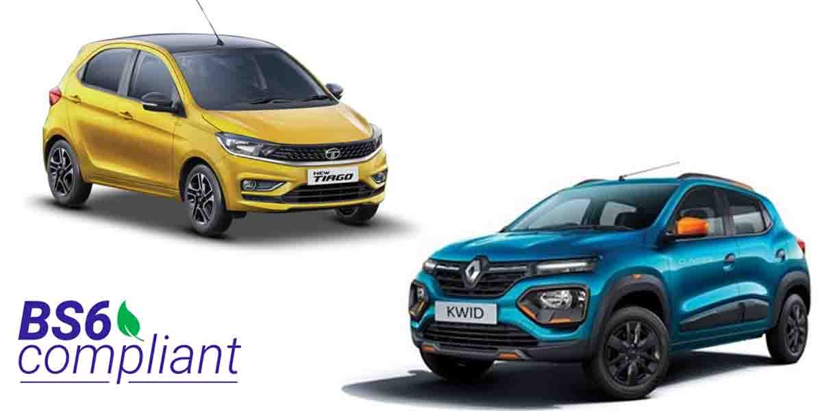 5 Cheapest BSVI Cars You Can Buy - Renault Kwid to Tata Tiago