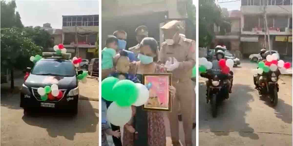Police Convoy of Toyota Innova and Bajaj Pulsars Sent To Celebrate Baby Girl’s 1st Birthday