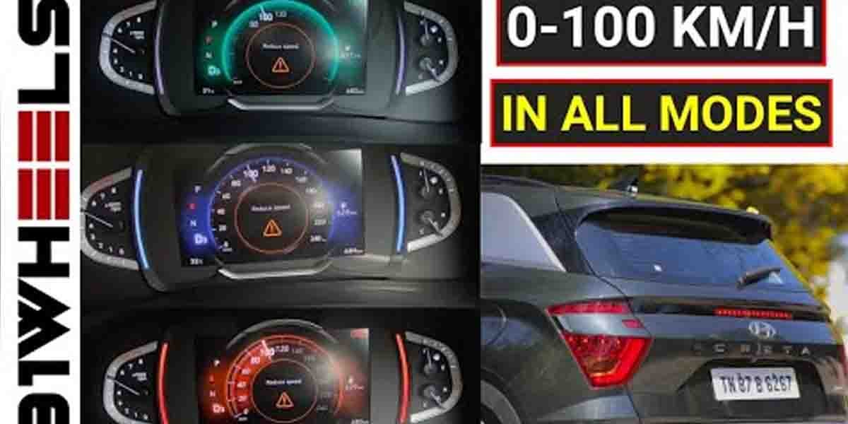 Hyundai Creta 1.4 Turbo 0-100 Acceleration Times Tested in All 3 Modes