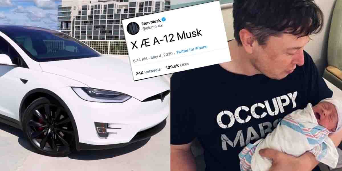 Tesla CEO Elon Musk Name His Son X Æ A-12 - Wait, What?