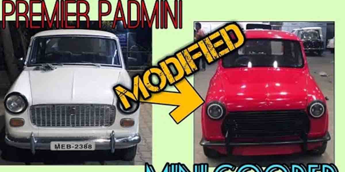 Premier Padmini Modified to Look Like a MINI