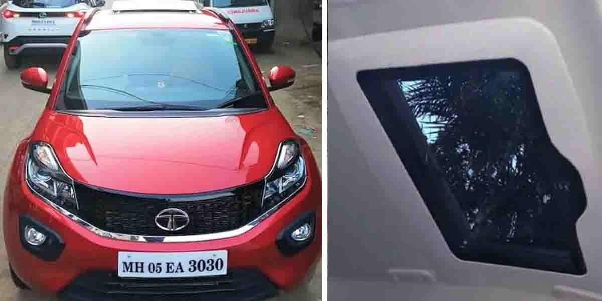 Here's an Old Tata Nexon With Electric Sunroof Worth Rs 60,000