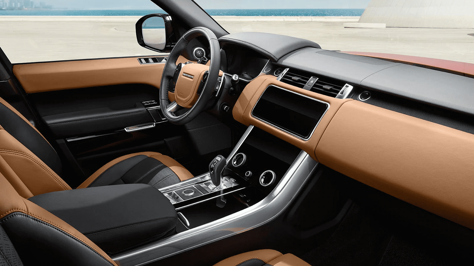 Range Rove Sport interior leather trims