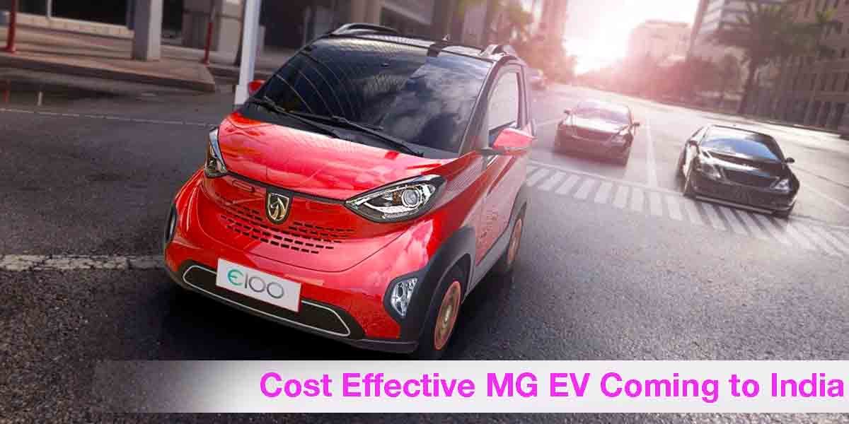 MG E200 'Cost Effective' Electric Car Could Launch in India