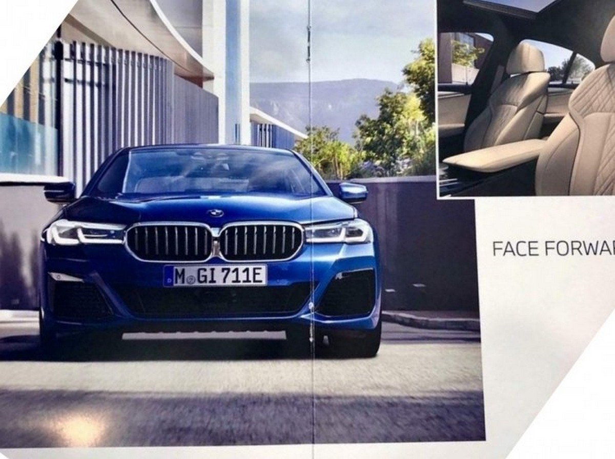 2021 bmw 5 series facelift front